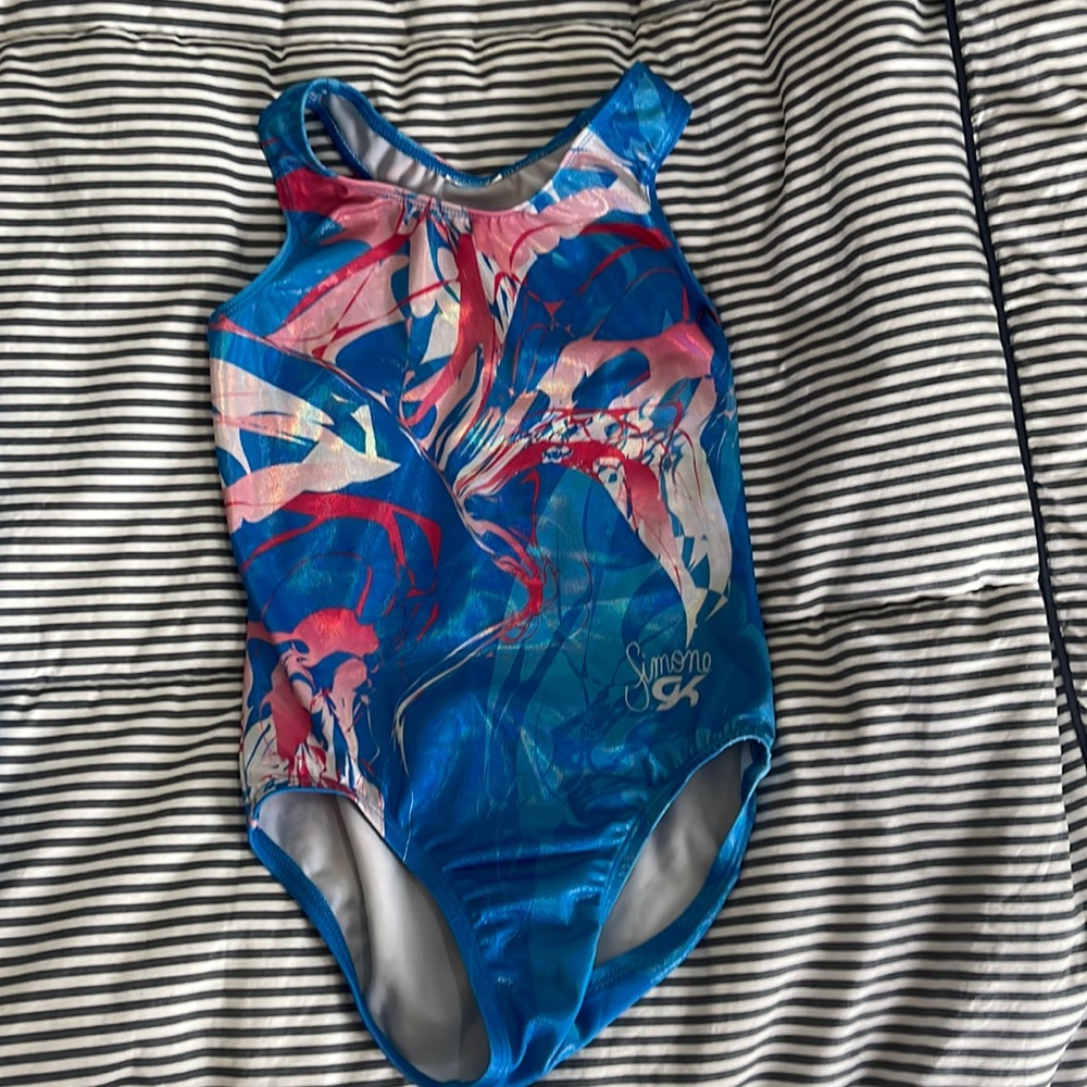 GK Elite leotard Child Medium Simone Biles edition